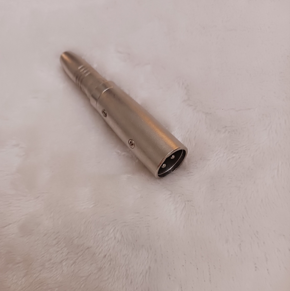 Female 1/4" TRS to Male XLR Audio Adapter